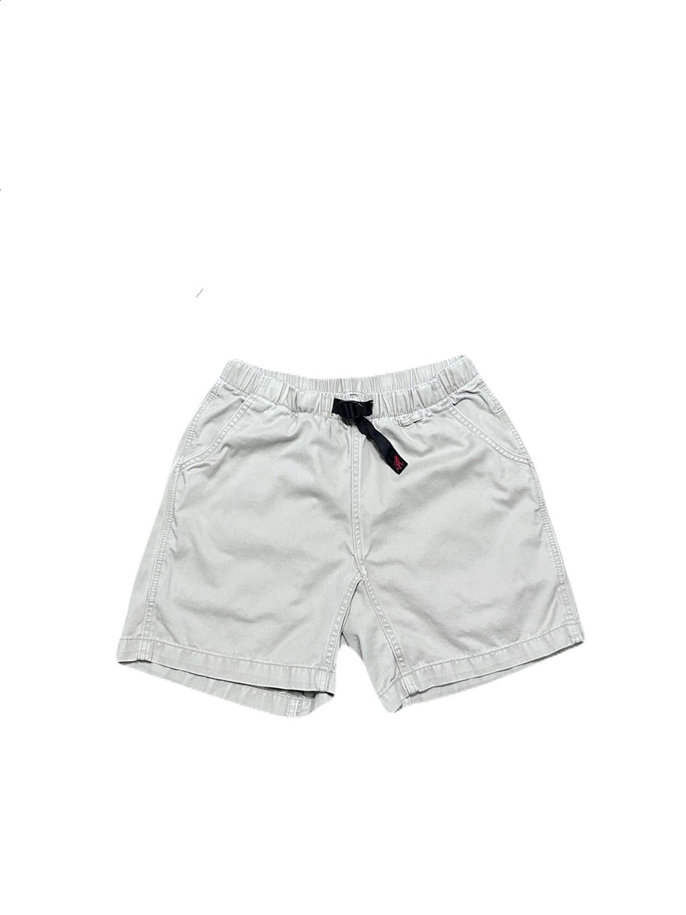 Gramicci Shorts Womens Small Belted G Shorts Cotton 6" Inseam Outdoor Beige